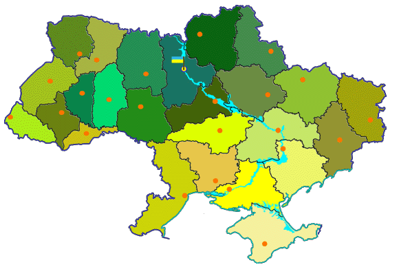 Map of Ukraine